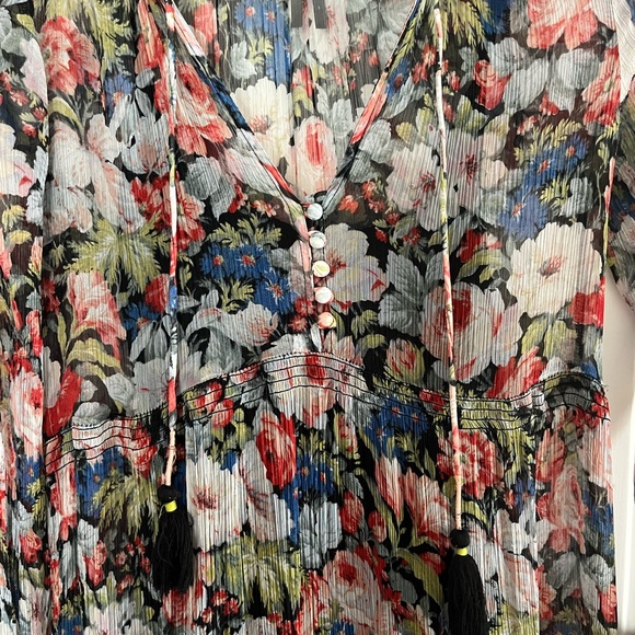 ANTHROPOLOGIE Marais long floral dress - Picture 3 of 5